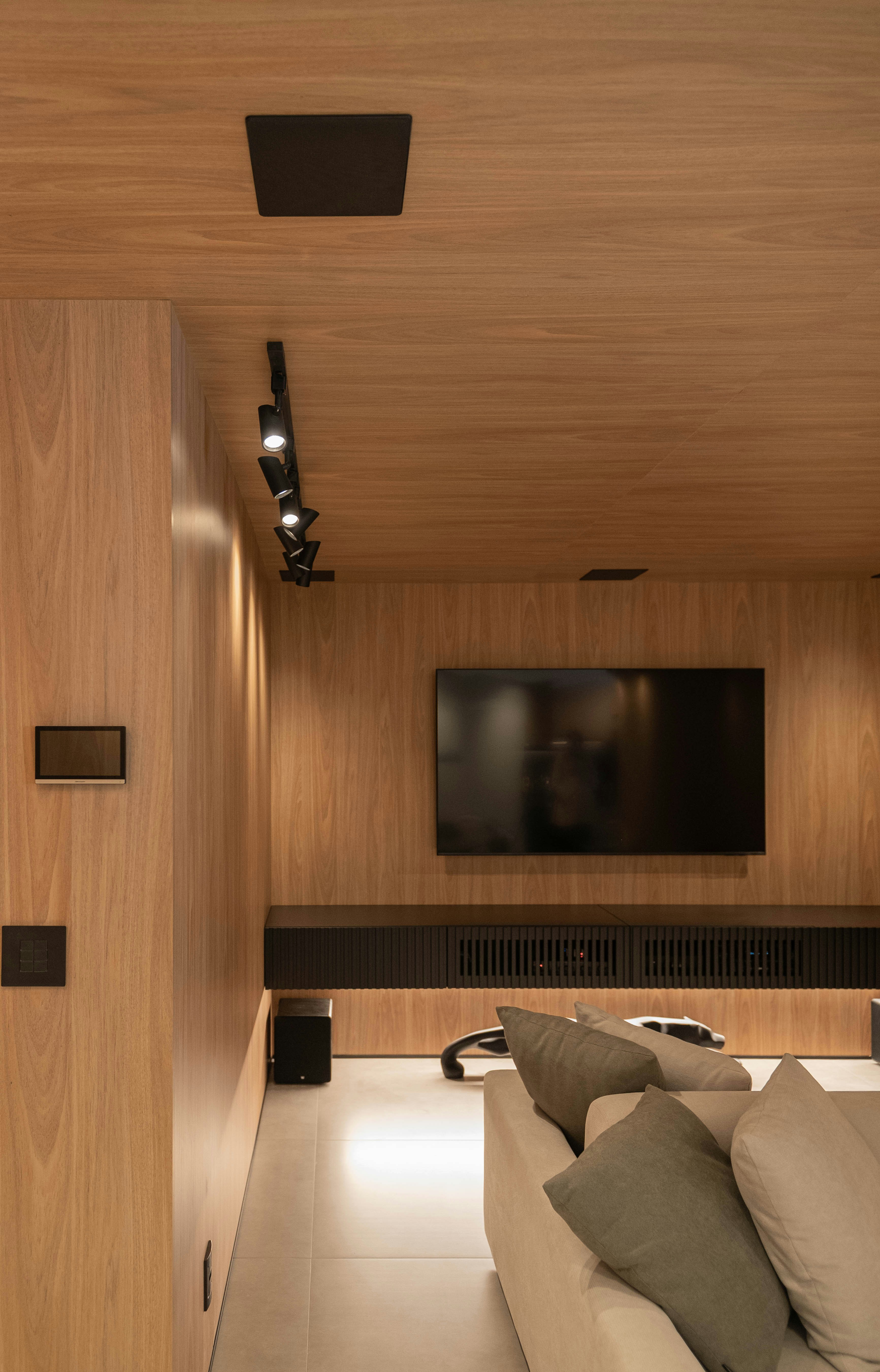 In-ceiling architectural speakers delivering whole-home audio